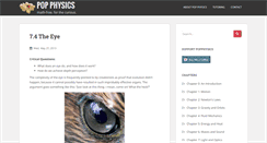 Desktop Screenshot of popphysics.com
